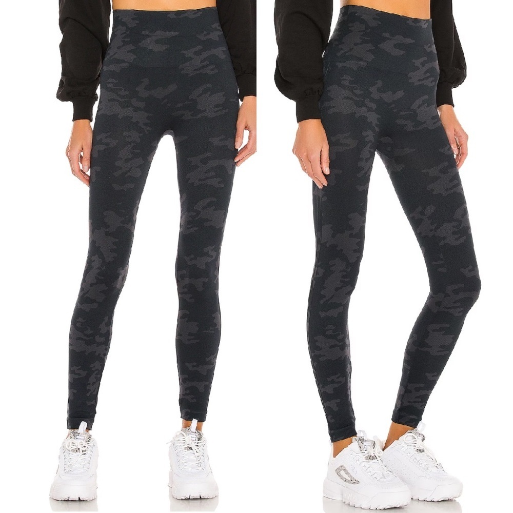 Spanx Camo Leggings High Rise Tummy Control Look At Me Now Seamless Size XS Boho